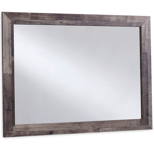 Derekson - Bedroom Mirror - Multi Gray - Hornell Furniture Outlet