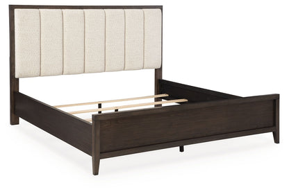 Westonfort - California King Upholstered Panel Bed - Espresso