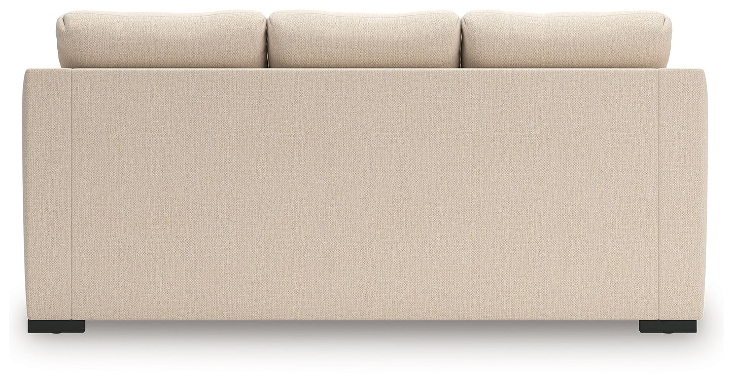 Lango - Jute - Queen Sofa Chaise Sleeper - Hornell Furniture Outlet