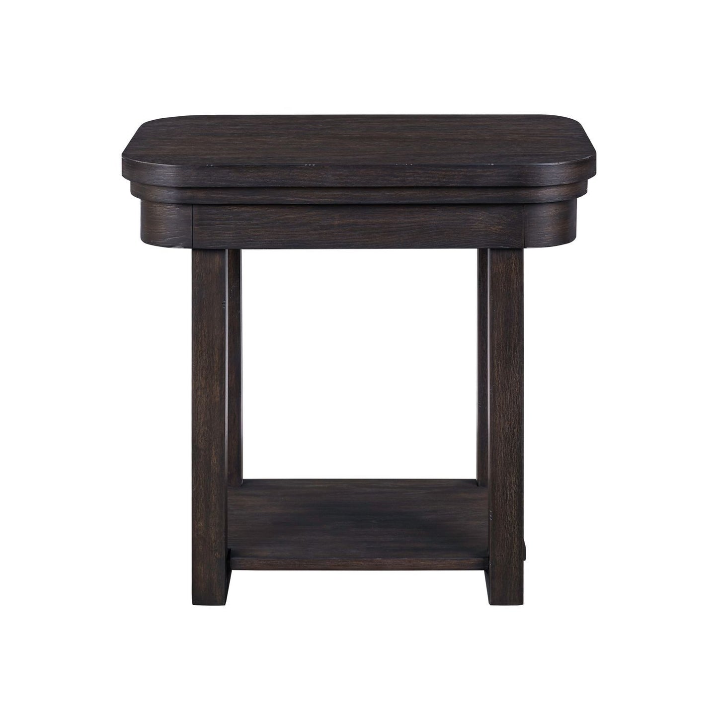 Weston - Chairside Table - Brown - Hornell Furniture Outlet