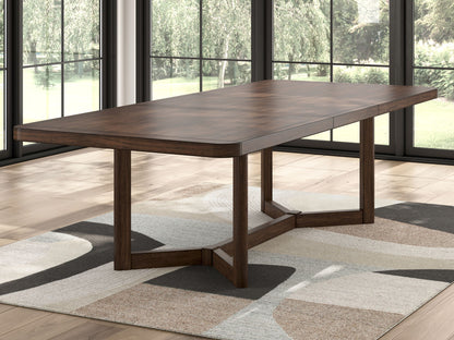 Dilenno - Dark Brown - Rectangular Dining Room Extension Table - Hornell Furniture Outlet