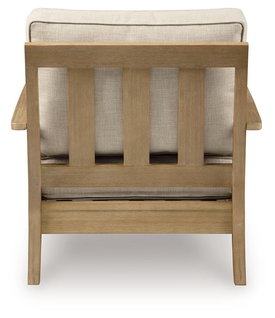 Clare View - Beige - Lounge Chair w/Cushion - Hornell Furniture Outlet