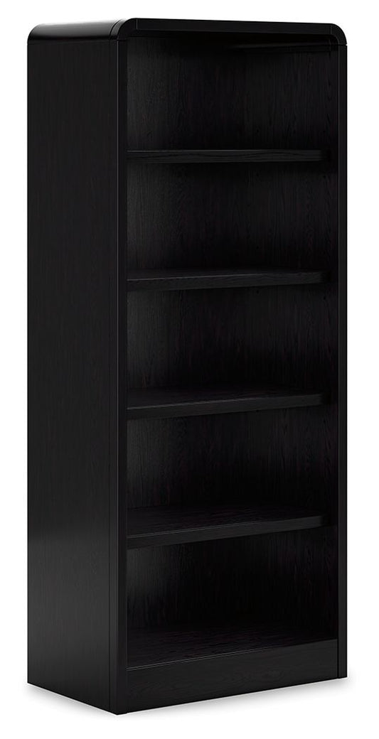 Rowanbeck - Black - Large Bookcase - Hornell Furniture Outlet