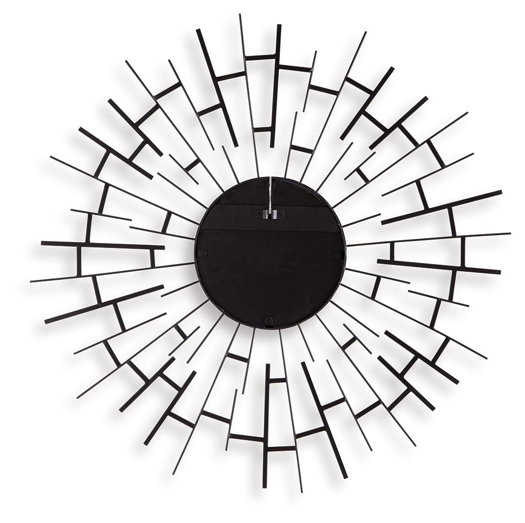 Garrenworth - Black - Accent Mirror - Hornell Furniture Outlet