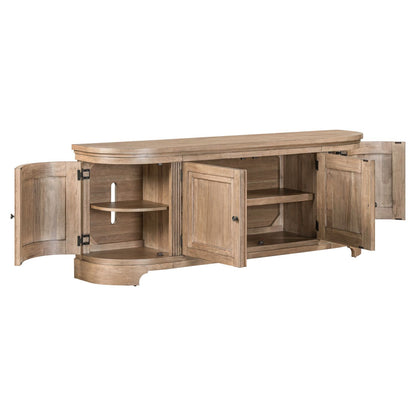 Haven Hills - 82'' TV Console - Camel Beige - Hornell Furniture Outlet