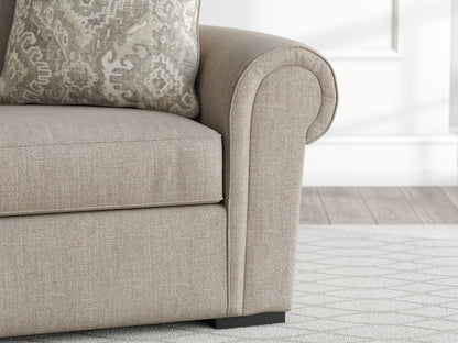 Sararose - Chair and a Half - Heather - Hornell Furniture Outlet