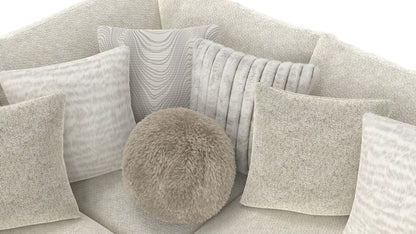 Ritzy - Modular Sofa And Included Cocktail Ottoman - Hornell Furniture Outlet