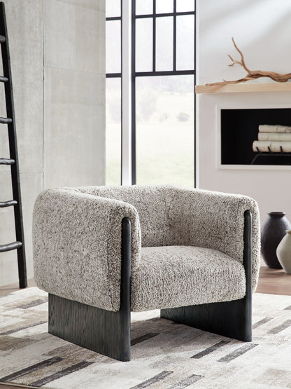 Olethea - Accent Chair - Oatmeal - Hornell Furniture Outlet