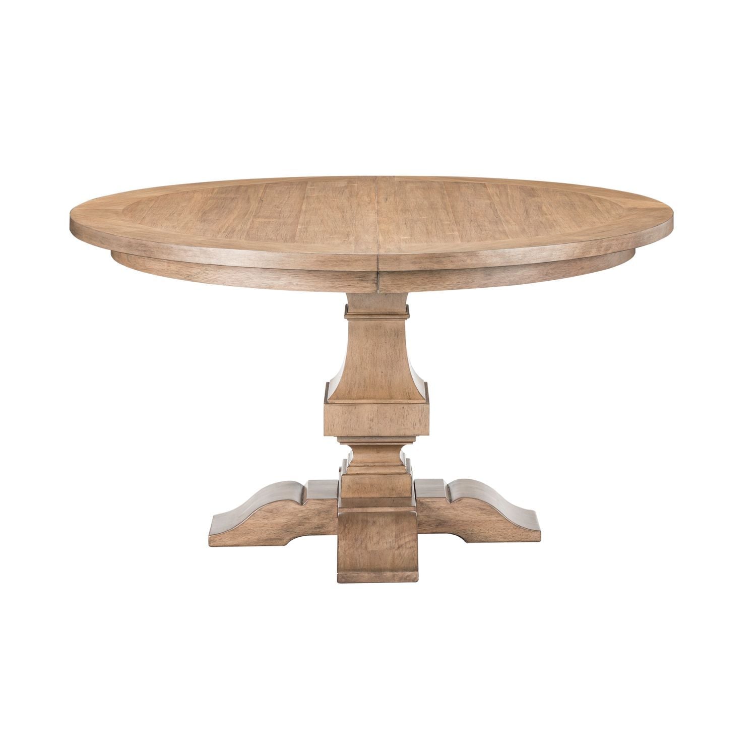 Haven Hills - Pedestal Table Set - Camel Beige - Hornell Furniture Outlet