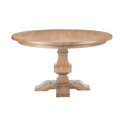 Haven Hills - Pedestal Table Set - Camel Beige - Hornell Furniture Outlet