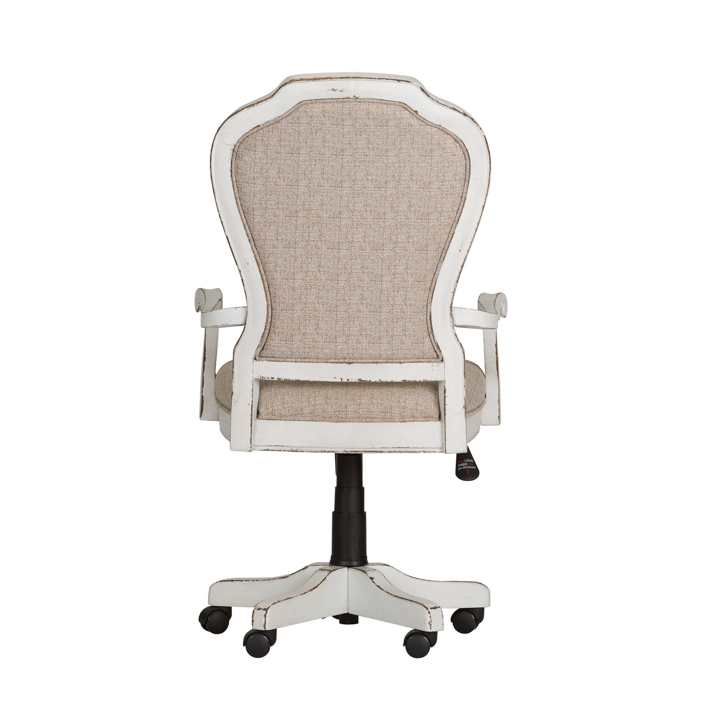 Magnolia Manor - Jr Executive Desk Chair - White - Hornell Furniture Outlet