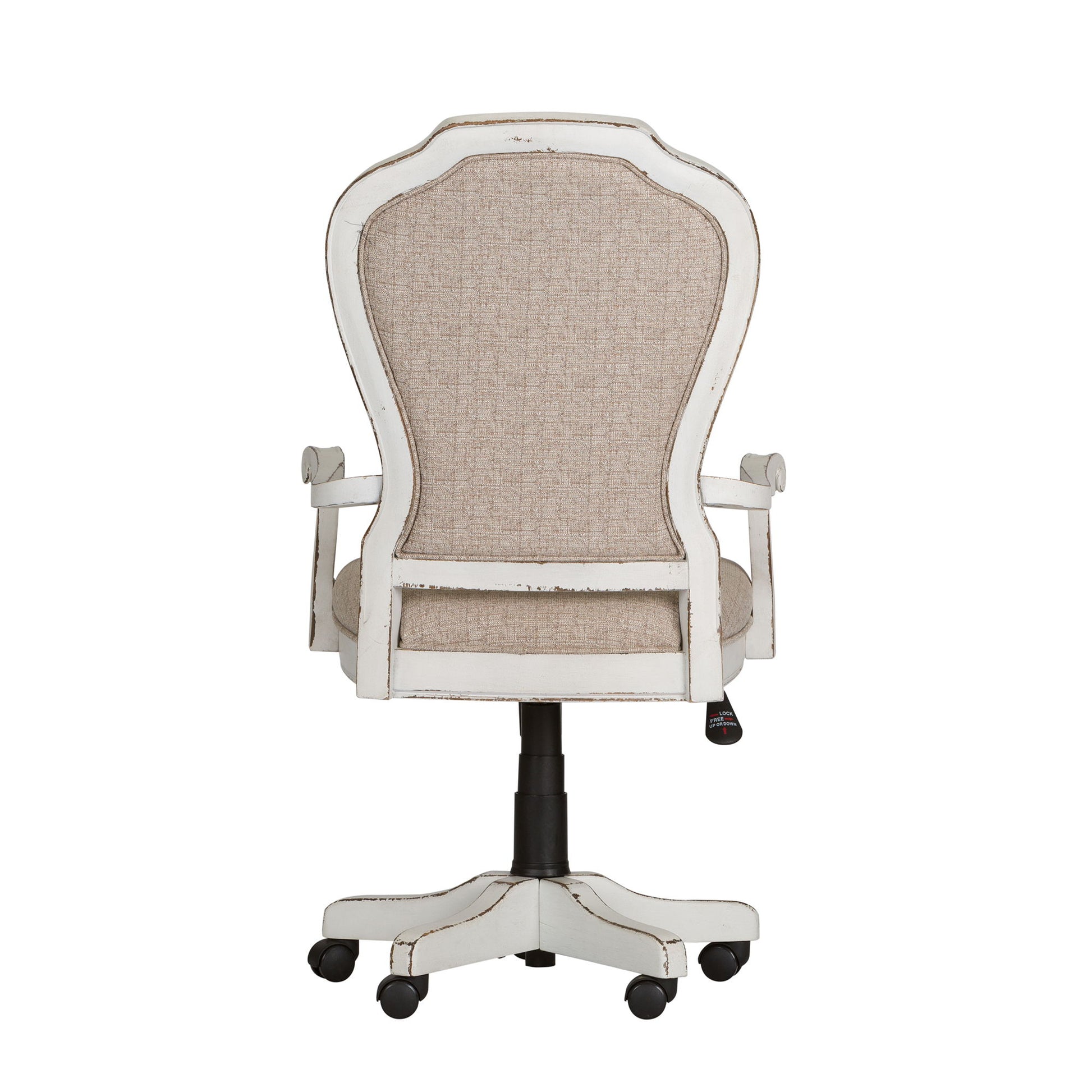 Magnolia Manor - Jr Executive Desk Chair - White - Hornell Furniture Outlet