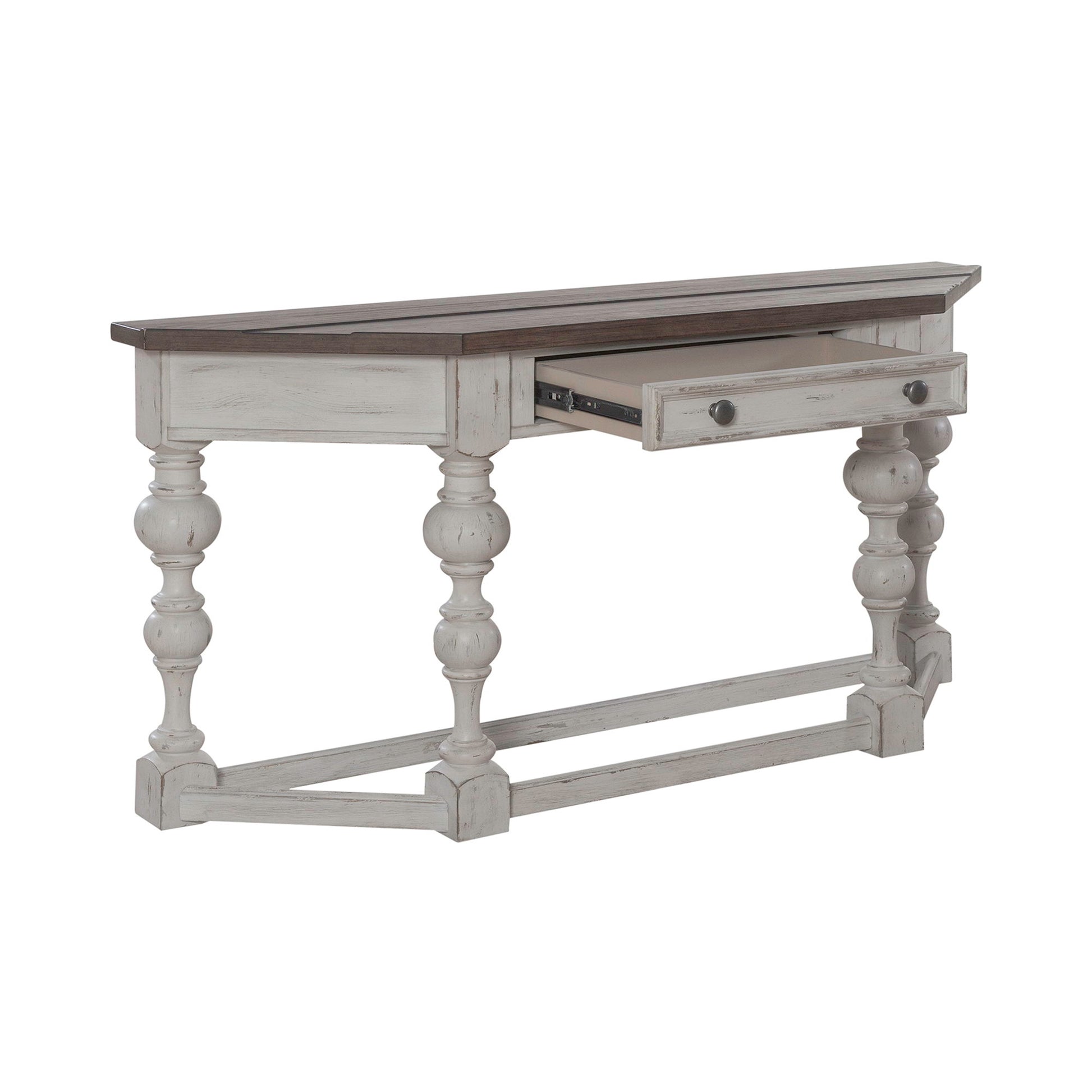 River Place - Accent Console Table - White - Hornell Furniture Outlet