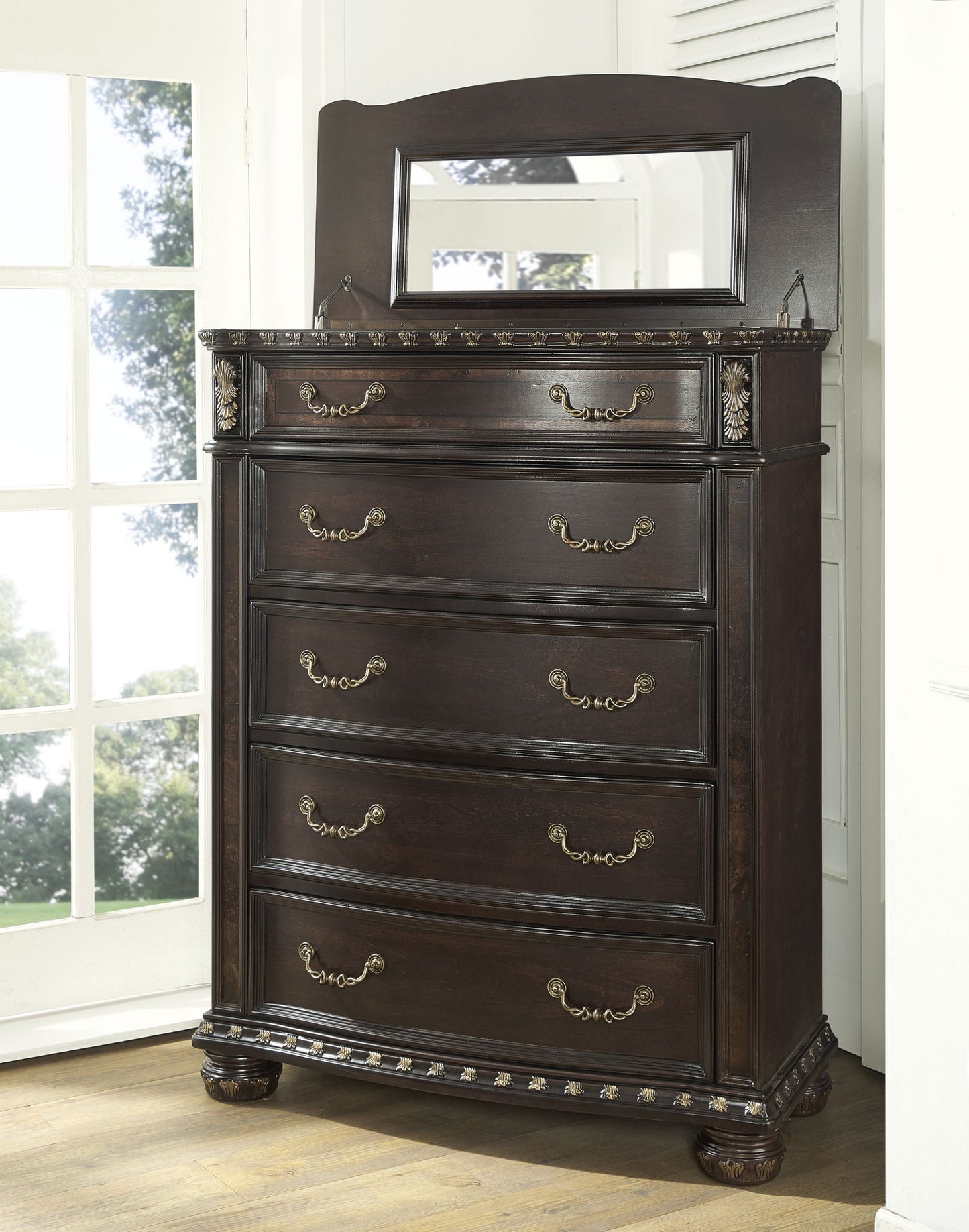 Monte Carlo - Lift Top Chest - Dark Brown - Hornell Furniture Outlet
