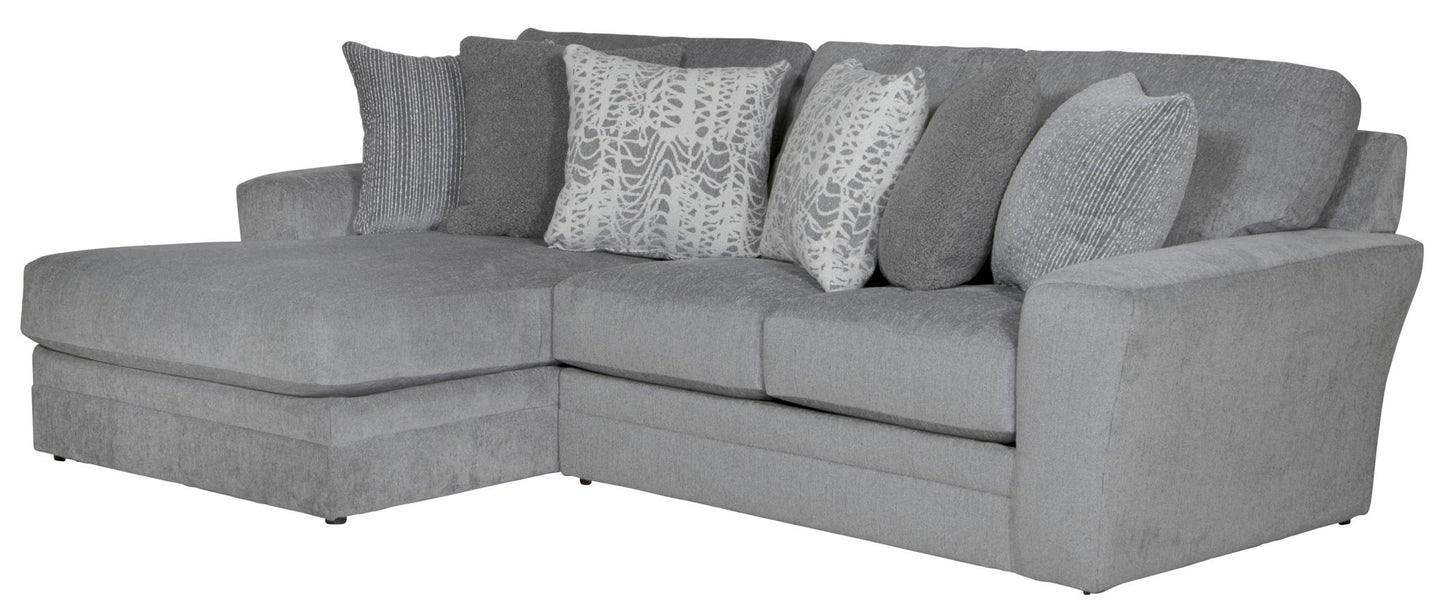 Glacier - Sectional With Included Accent Pillows - Hornell Furniture Outlet