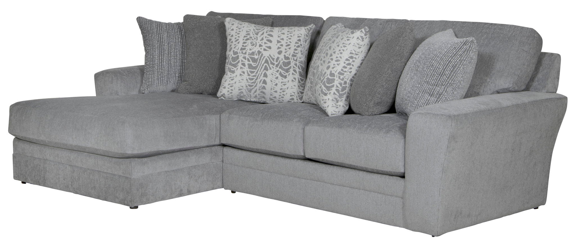 Glacier - Sectional With Included Accent Pillows - Hornell Furniture Outlet