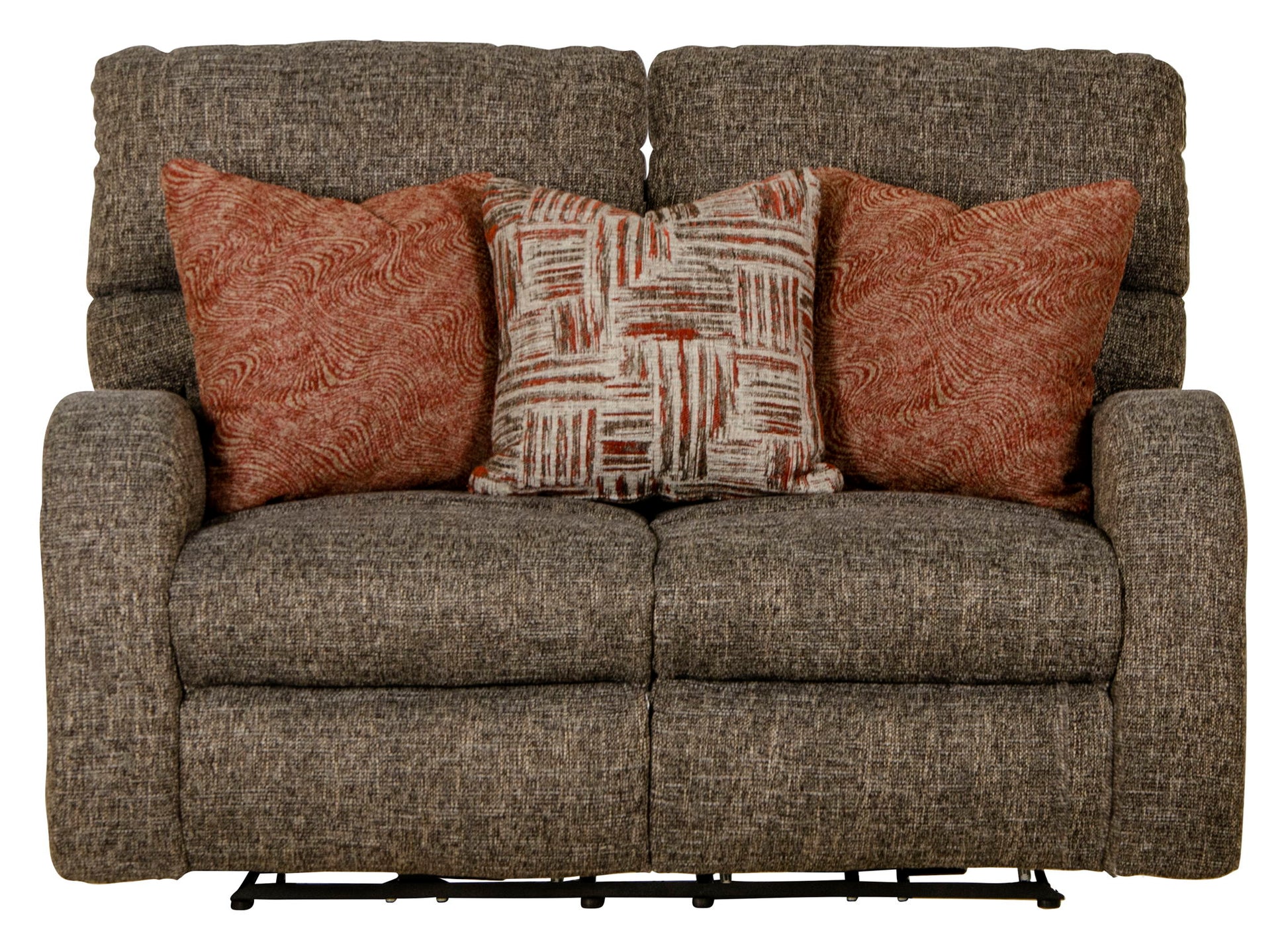 Liam - Power Headrest Power Lay Flat Reclining Loveseat - Coal - Hornell Furniture Outlet