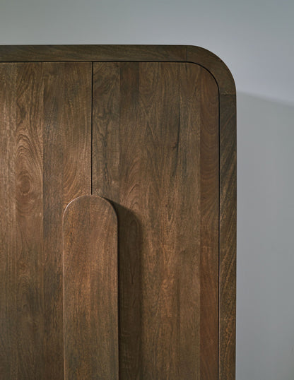 Thoren - Medium Brown - Accent Cabinet - Hornell Furniture Outlet