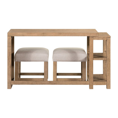 Corso - 3 Piece Console Set - Brown - Hornell Furniture Outlet