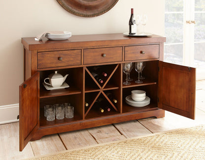 Zappa - Server - Brown - Hornell Furniture Outlet