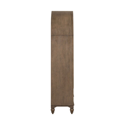 Lindsey Farm - Counter Height Swivel Chair (RTA) - Natural / Brown - Hornell Furniture Outlet