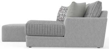 Titan - Sectional With Comfort Coil Seating, Cocktail Ottoman And Accent Pillows Included - Hornell Furniture Outlet