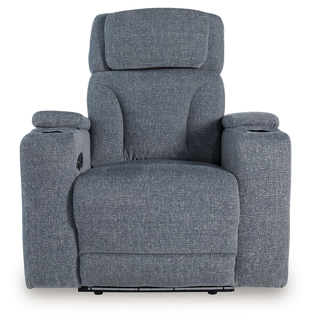 Studio Cave - Steel - Power Recliner - Hornell Furniture Outlet