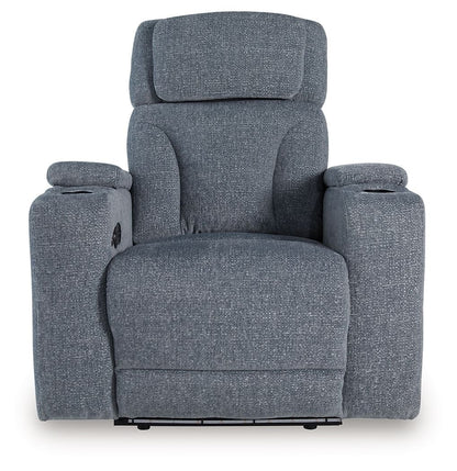 Studio Cave - Steel - Power Recliner - Hornell Furniture Outlet
