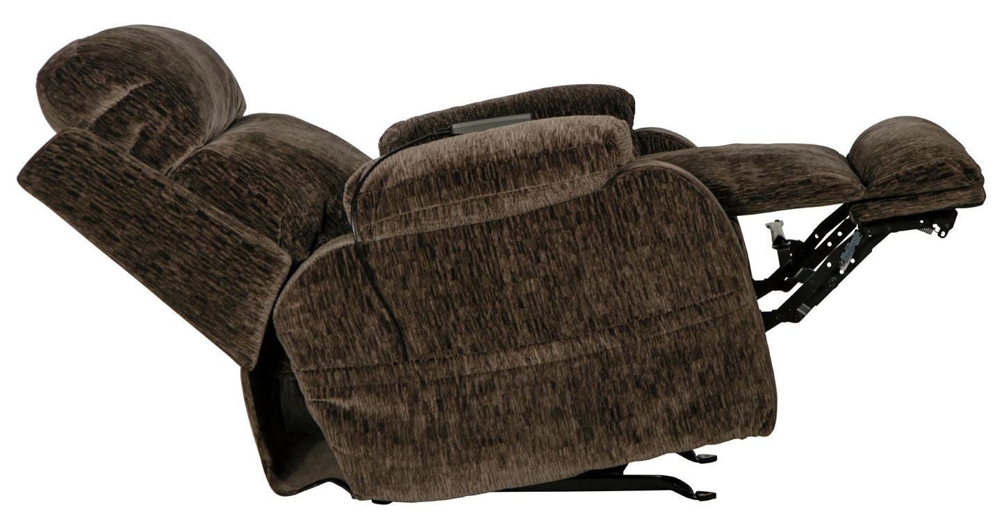 Refresher - Power Headrest Power Rocker Recliner With CR3 Heat / Massage / Lumbar - Hornell Furniture Outlet