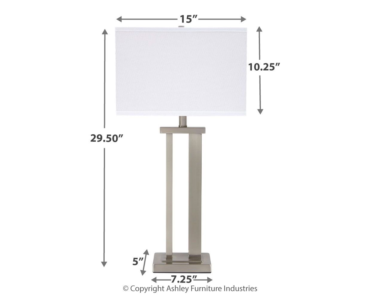 Aniela - Metal Table Lamp Set - Hornell Furniture Outlet