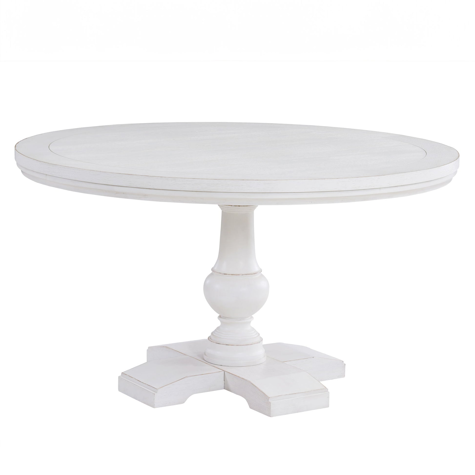 Warren - 54" Round Dining Table - White - Hornell Furniture Outlet