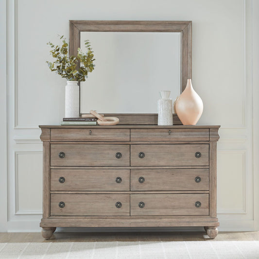 Rustic Traditions - Dresser & Mirror - Hornell Furniture Outlet