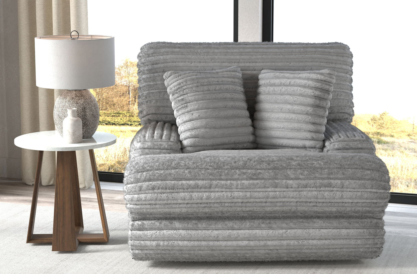 Cushy - Power Headrest Deep Seat Recliner - Hornell Furniture Outlet