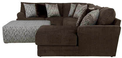 Galaxy - Sectional And Cocktail Ottoman - Hornell Furniture Outlet