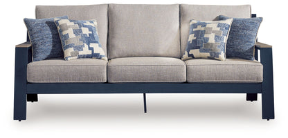 East Beach - Sofa With Cushion - Blue - Hornell Furniture Outlet