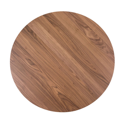 Space Savers - 5 Piece Pedestal Table Set - Dark Brown - Hornell Furniture Outlet