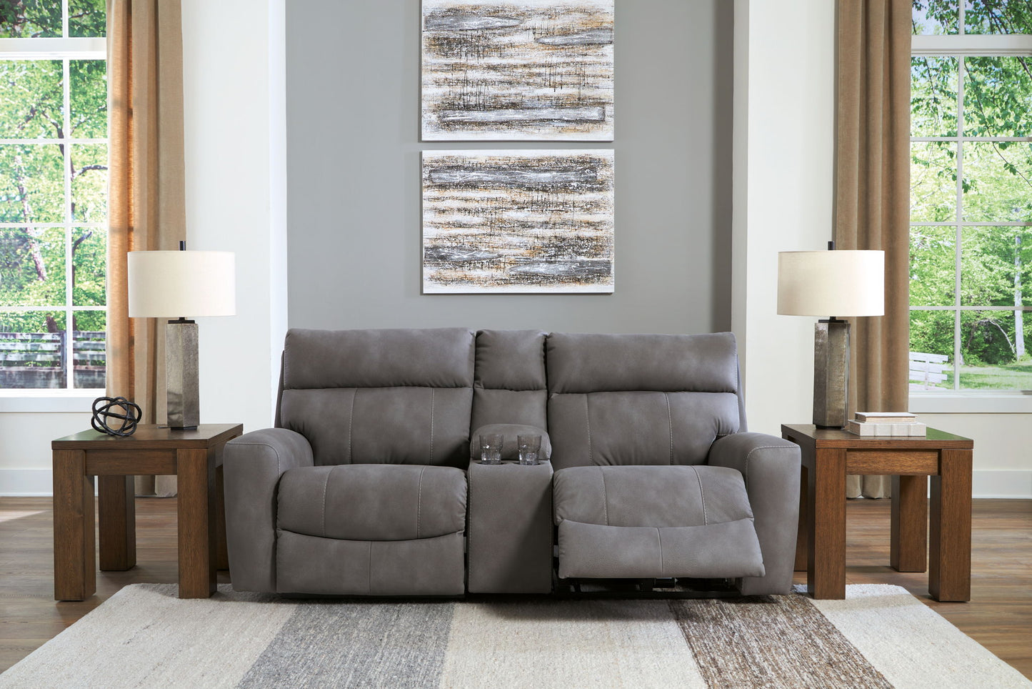 Next - Gen Durapella - Reclining Sectional - Hornell Furniture Outlet