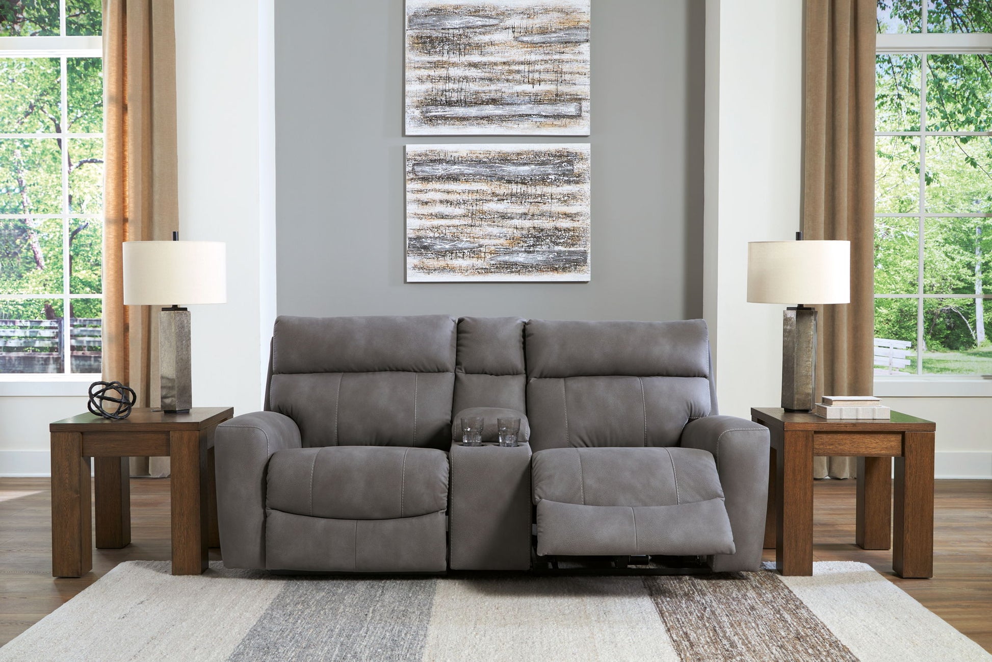 Next - Gen Durapella - Reclining Sectional - Hornell Furniture Outlet
