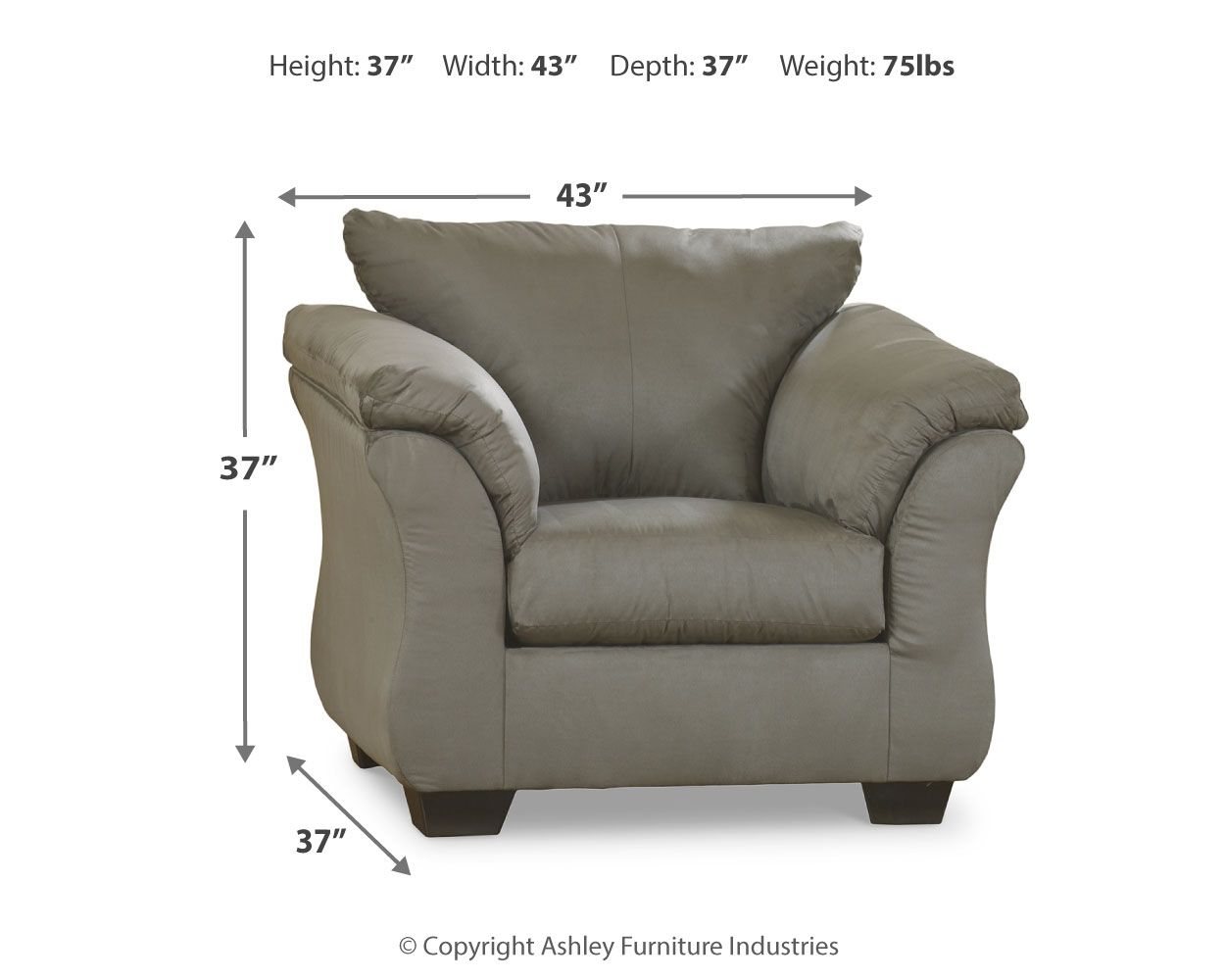 Darcy - Arm Chair - Hornell Furniture Outlet