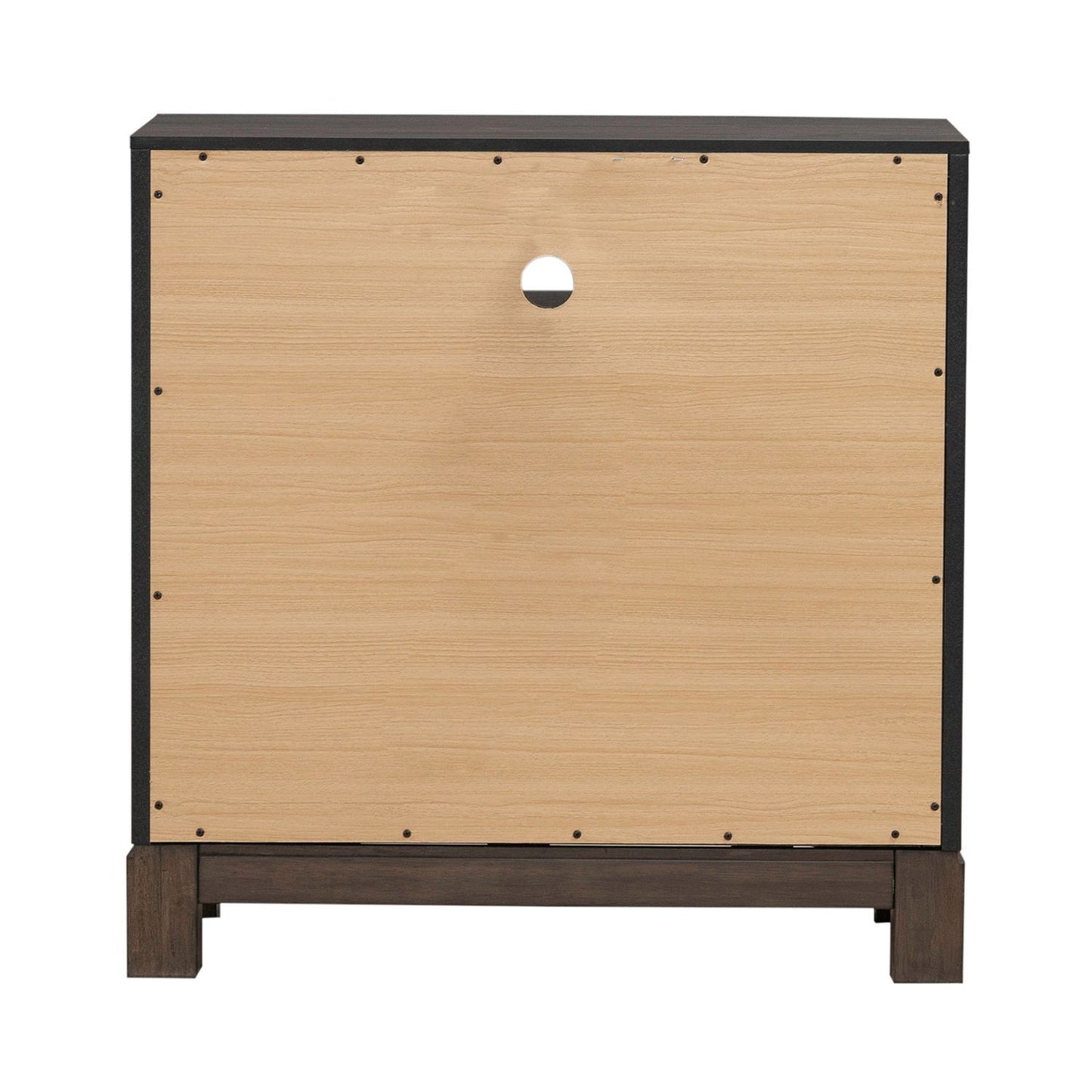 Modern Edge - Bedside Chest With Charging Station - Brown - Hornell Furniture Outlet