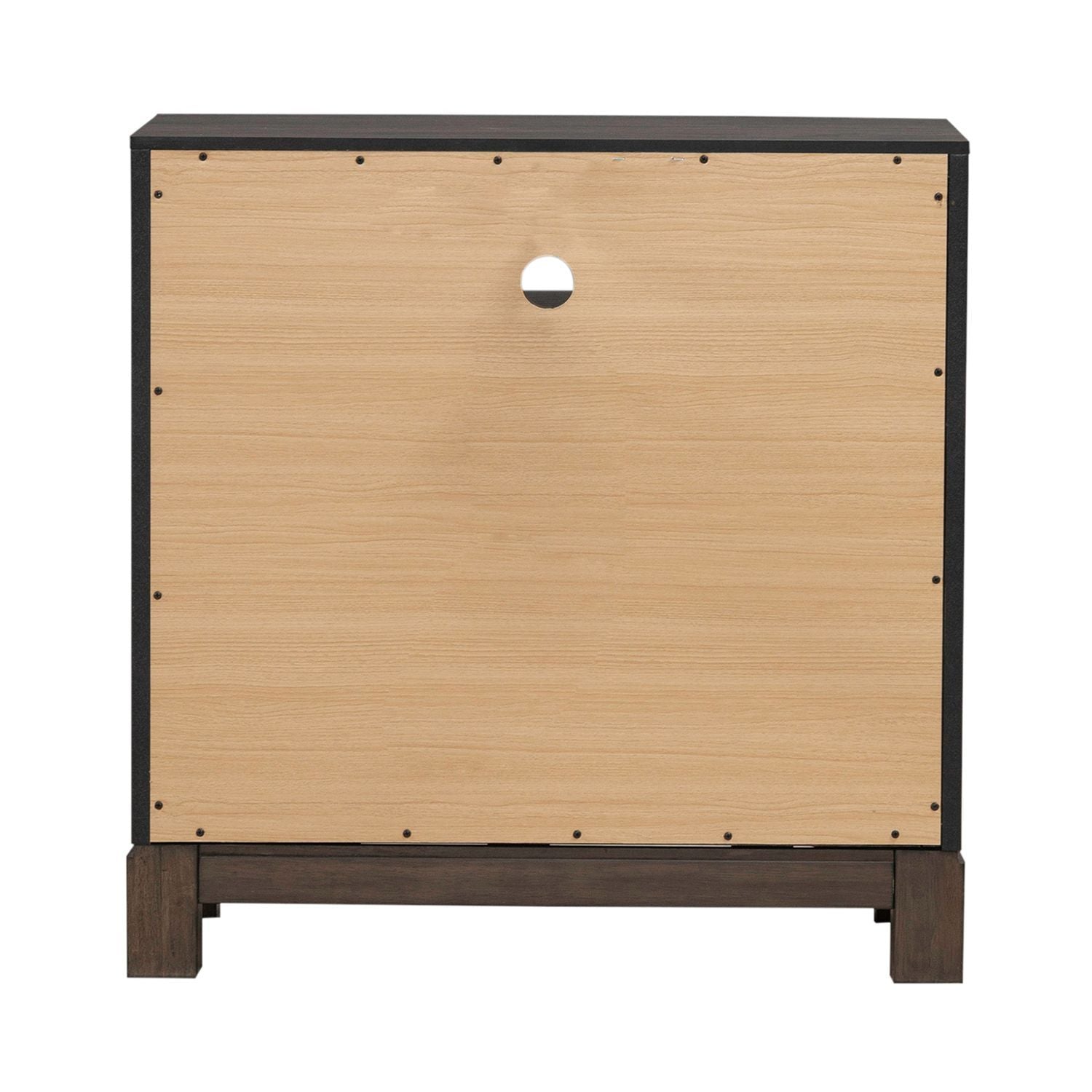 Modern Edge - Bedside Chest With Charging Station - Brown - Hornell Furniture Outlet