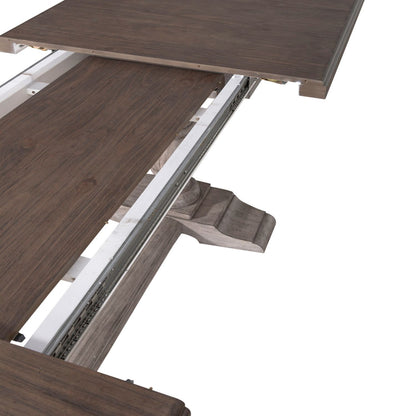 River Place - Trestle Table - Gray - Hornell Furniture Outlet