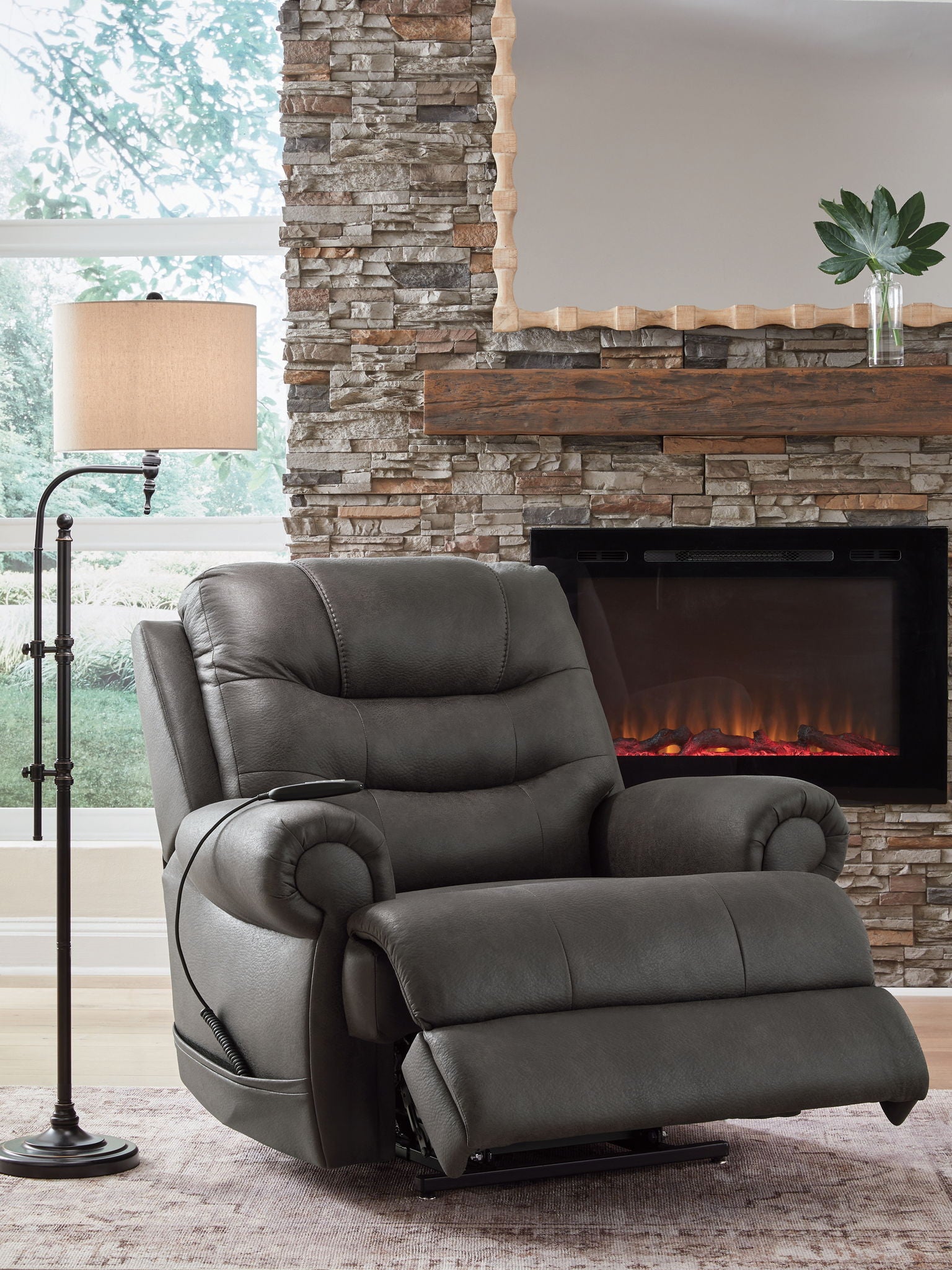 Revived and Restored - Power Lift Recliner - Hornell Furniture Outlet
