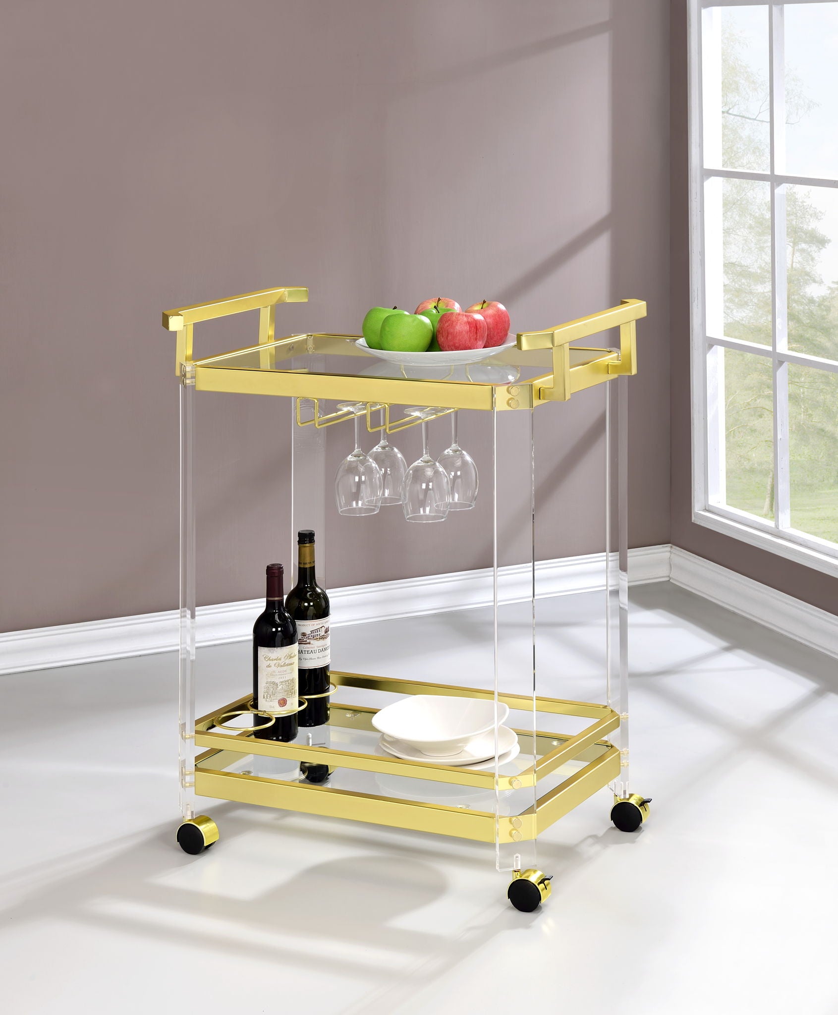 Aerin - Server Cart - Hornell Furniture Outlet