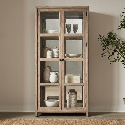 Proximity Place - Bunching Display Cabinet - Brown - Hornell Furniture Outlet