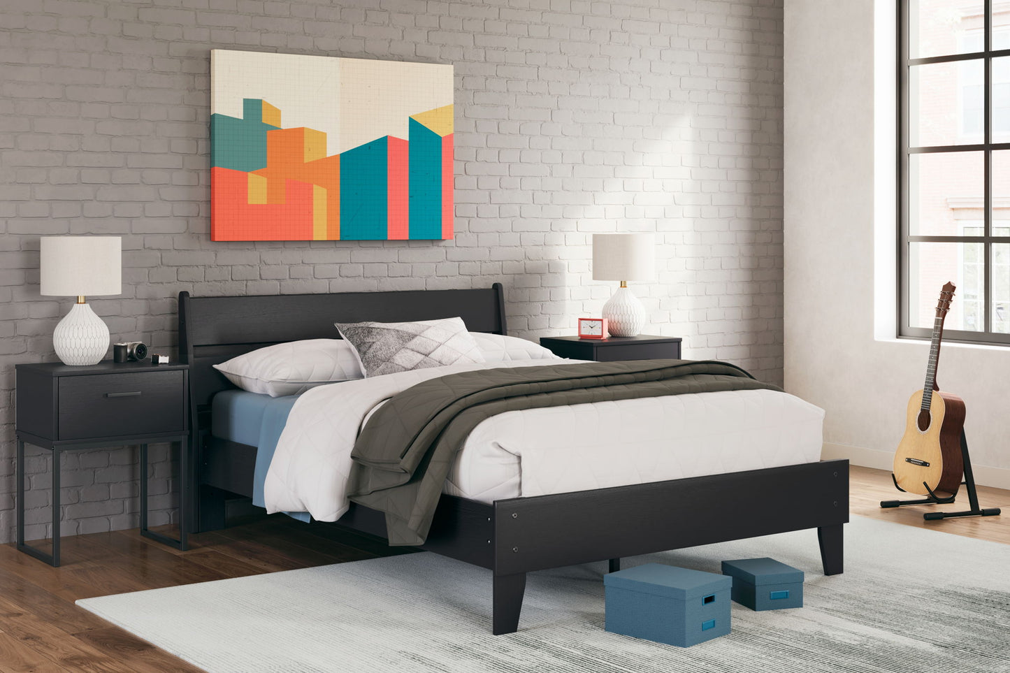 Socalle - Panel Platform Bed - Hornell Furniture Outlet