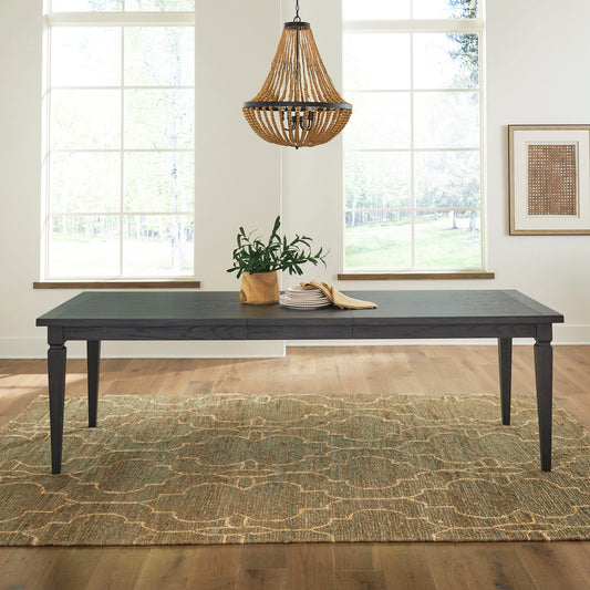 Caruso Heights - Rectangular Leg Table - Black - Hornell Furniture Outlet
