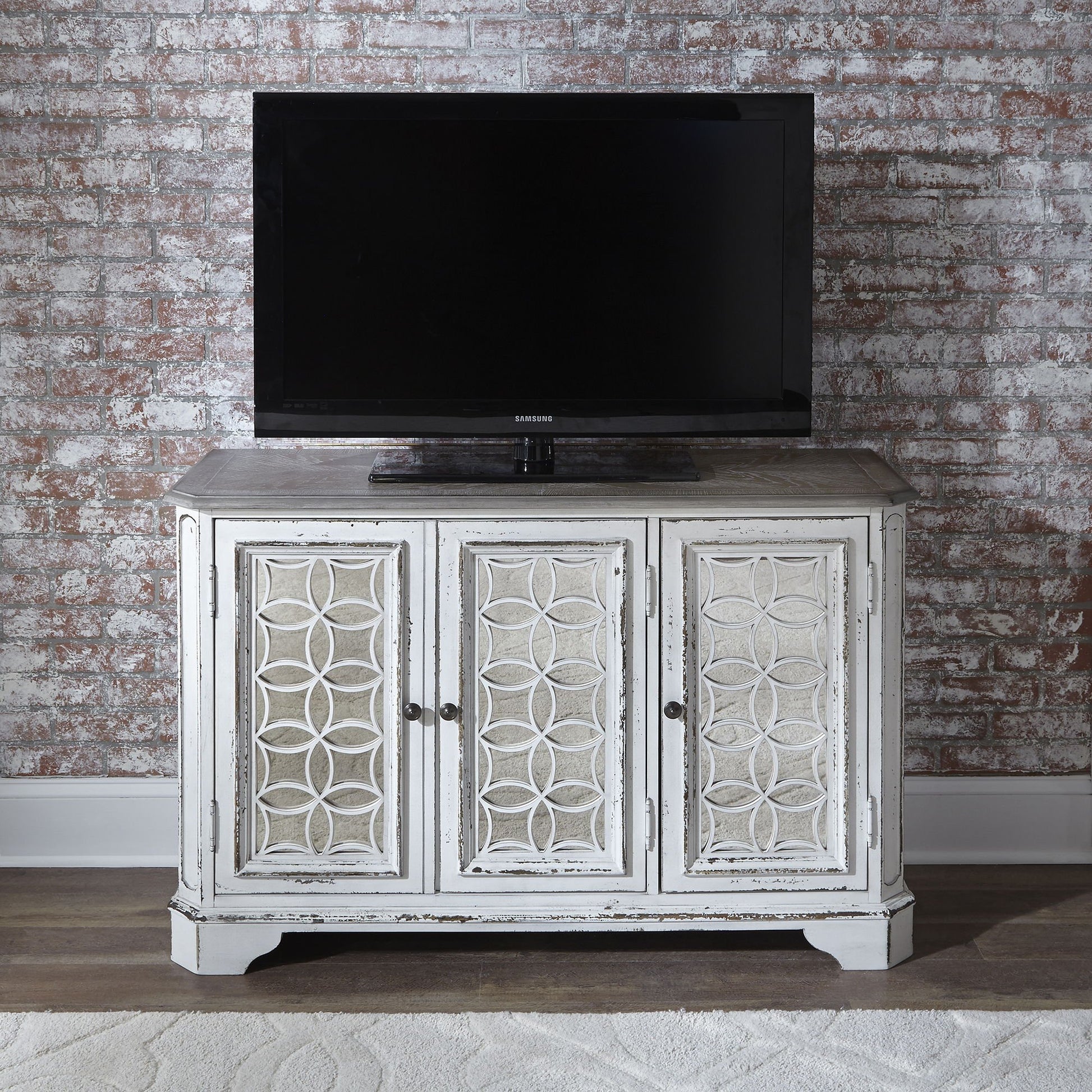 Magnolia Manor - Hall Console - White - Hornell Furniture Outlet
