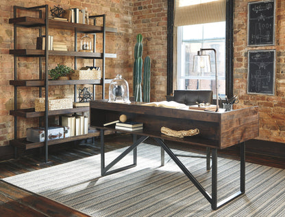 Starmore - Brown - Home Office Desk - Hornell Furniture Outlet