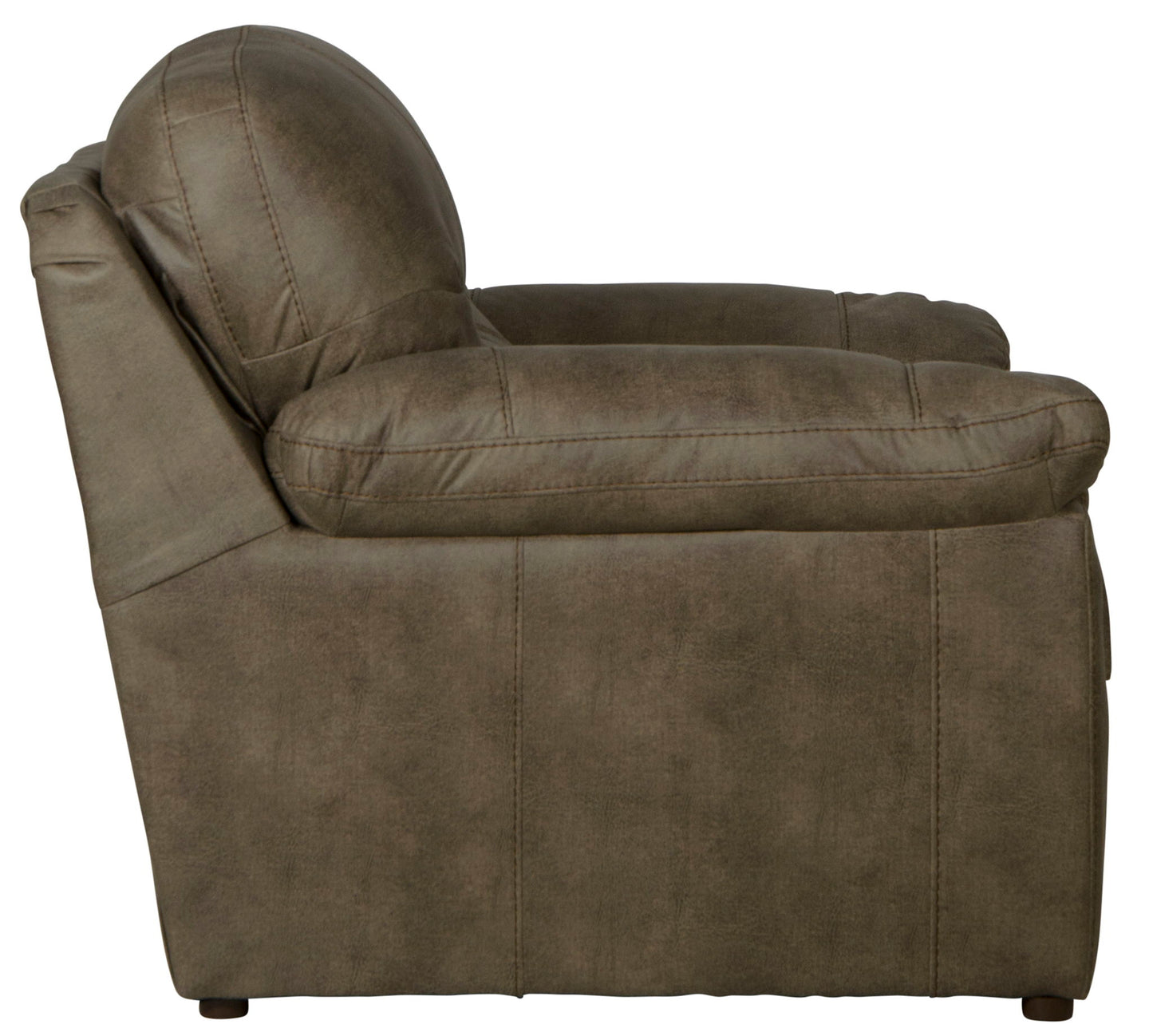 Bradshaw - Chair & 1/2 - Mushroom - Hornell Furniture Outlet